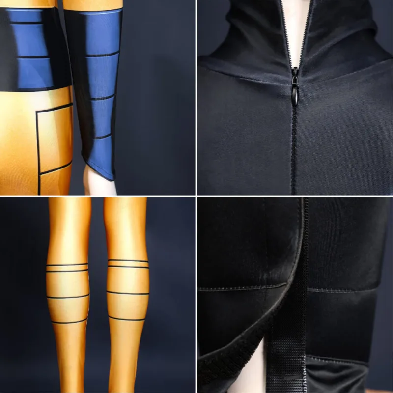 X-Men 97 Jean Grey Cosplay Costume Jumpsuit Mask
