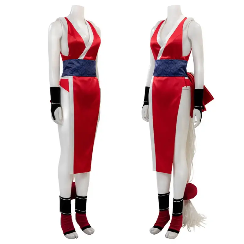 Street Fighter 6 Mai Shiranui Cosplay Costume Halloween Outfits