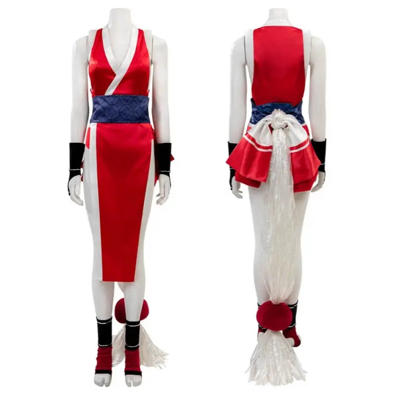 Street Fighter 6 Mai Shiranui Cosplay Costume Halloween Outfits