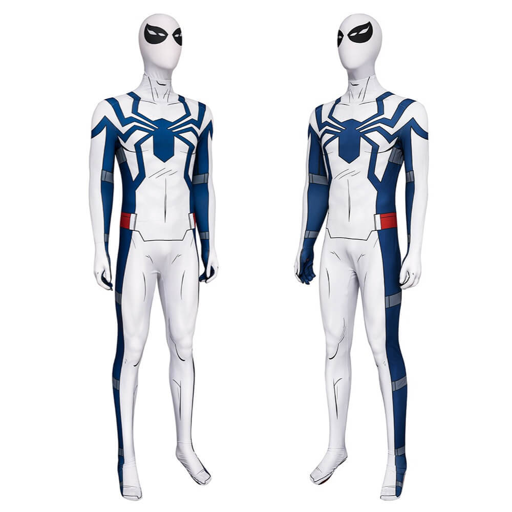 Your Friendly Neighborhood Spider-Man Oscorp Suit Cosplay Costume Printed Style