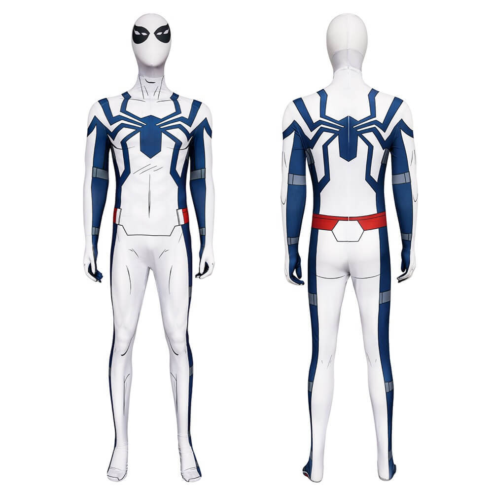 Your Friendly Neighborhood Spider-Man Oscorp Suit Cosplay Costume Printed Style
