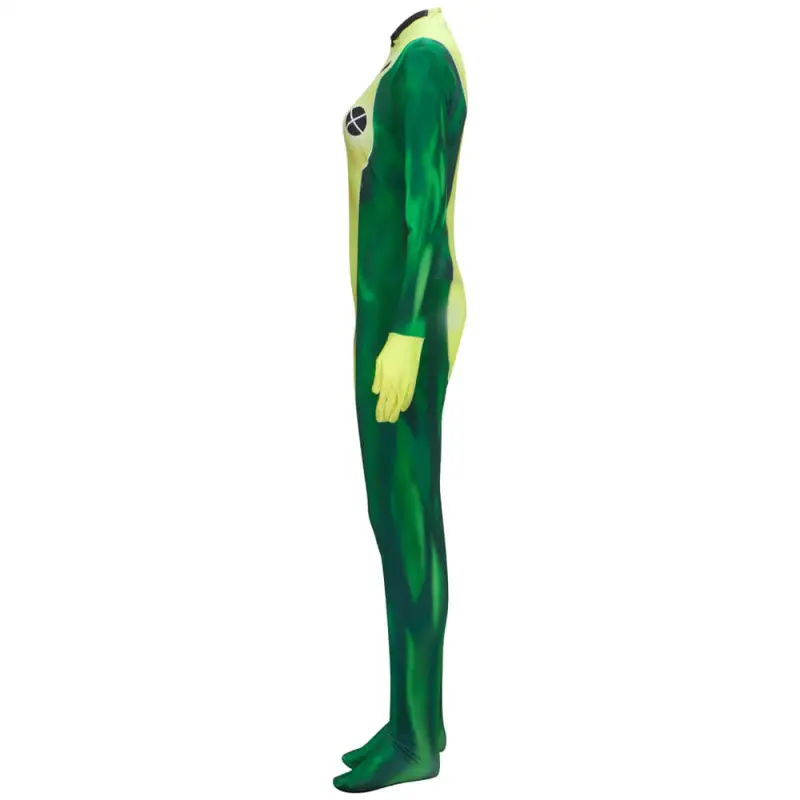 X-Men Rogue Bodysuit Cosplay Costume for Halloween Party