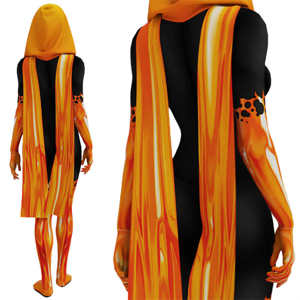 Hallow's Eve Elizabeth Tyne Cosplay Costume Bodysuit Printed Style