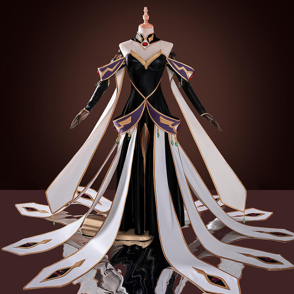 Code Geass C.C. Empress Outfit Britannian Cosplay Costume