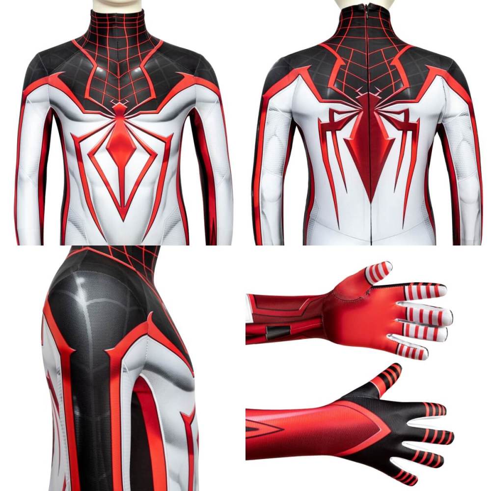 Kids Spider-Man 2 Miles Morales Track Suit Cosplay Costume