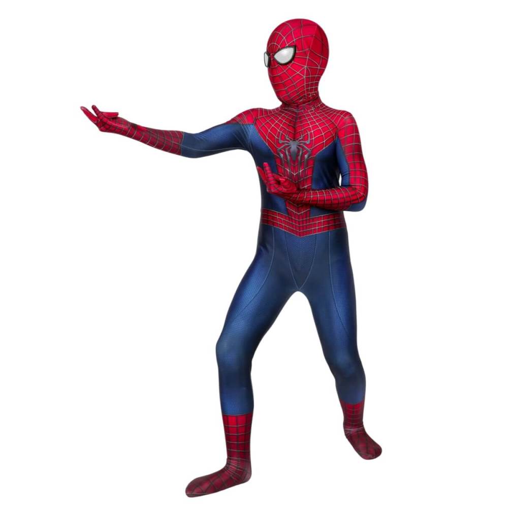 Kids The Amazing Spider-Man 2 Suit Cosplay Costume Peter Parker