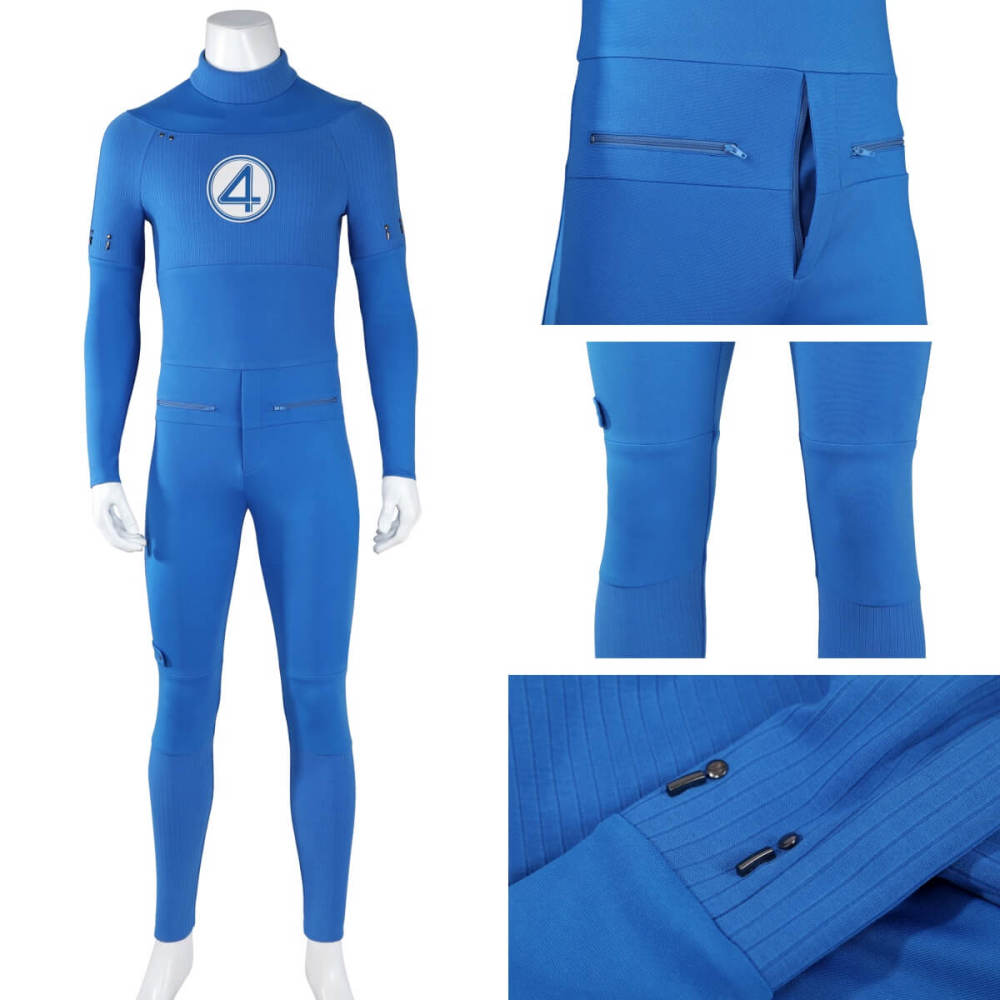 The Fantastic Four First Steps Reed Richards Mister Fantastic Cosplay Costume