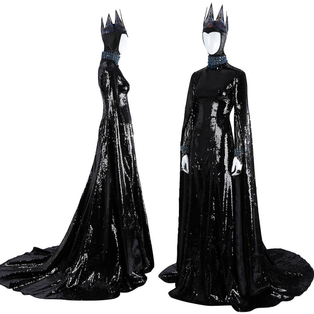 Snow White 2025 Evil Queen Grimhilde Cosplay Costume Dress