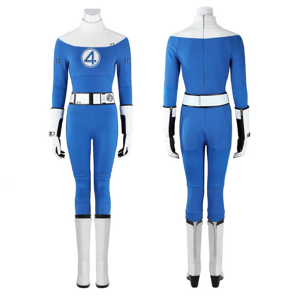 The Fantastic Four First Steps Invisible Woman Cosplay Costume Sue Storm