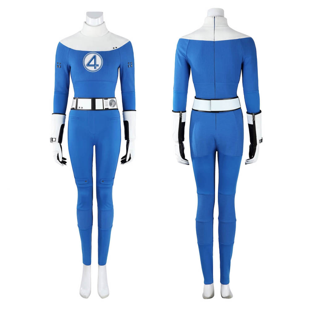 The Fantastic Four First Steps Invisible Woman Cosplay Costume Sue Storm