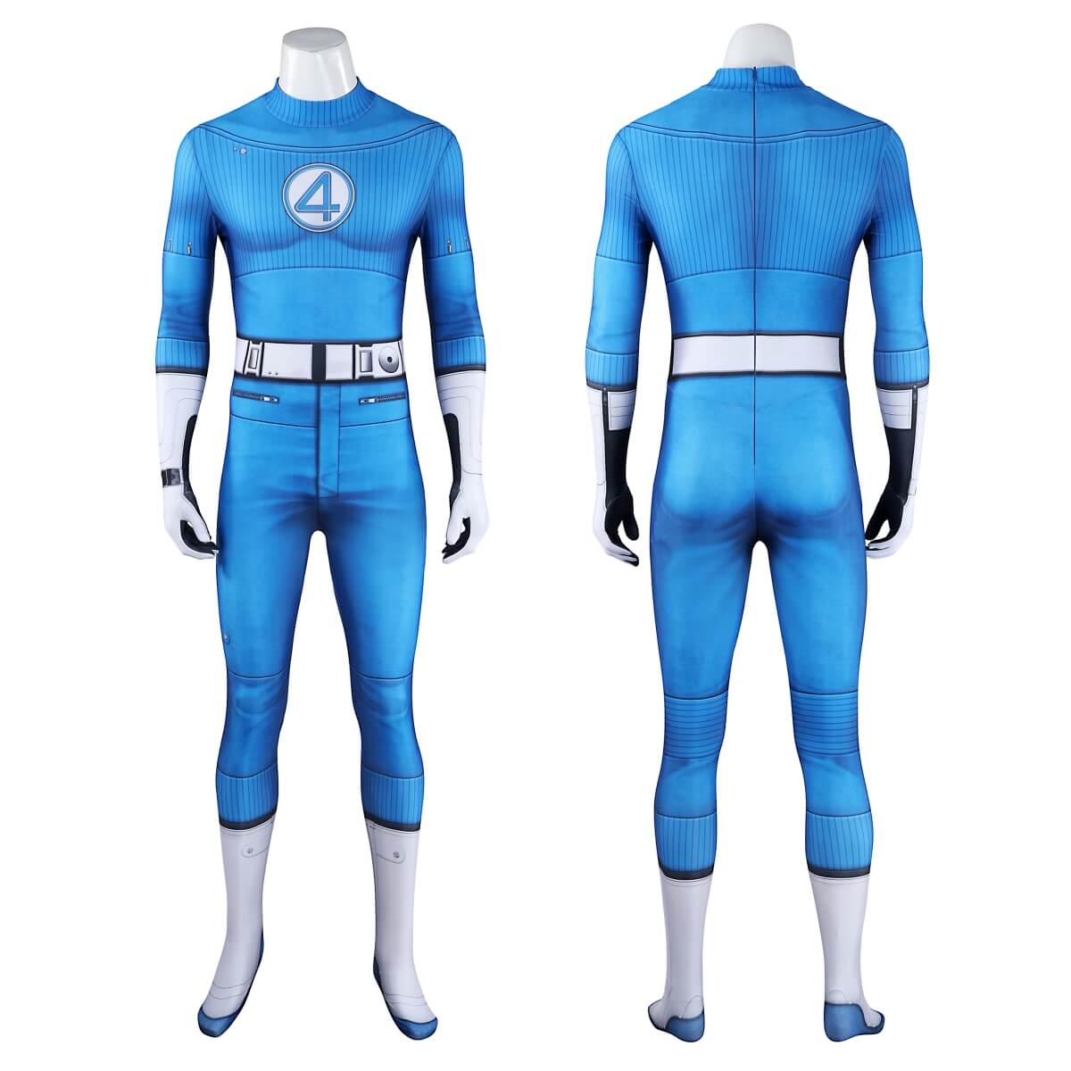 The Fantastic Four First Steps Reed Richards Mister Fantastic Cosplay Costume Printed Style