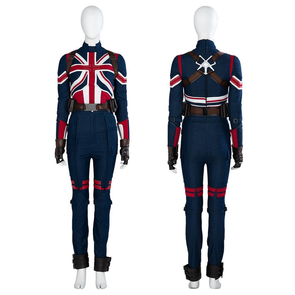 What If 2 Captain Carter Cosplay Costume Peggy Carter