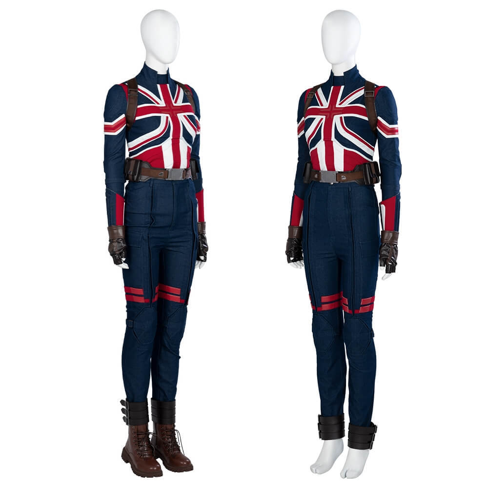 What If 2 Captain Carter Cosplay Costume Peggy Carter