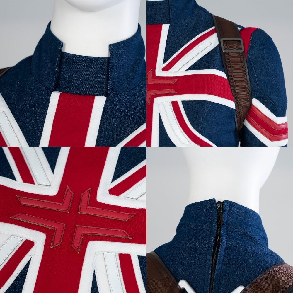 What If 2 Captain Carter Cosplay Costume Peggy Carter