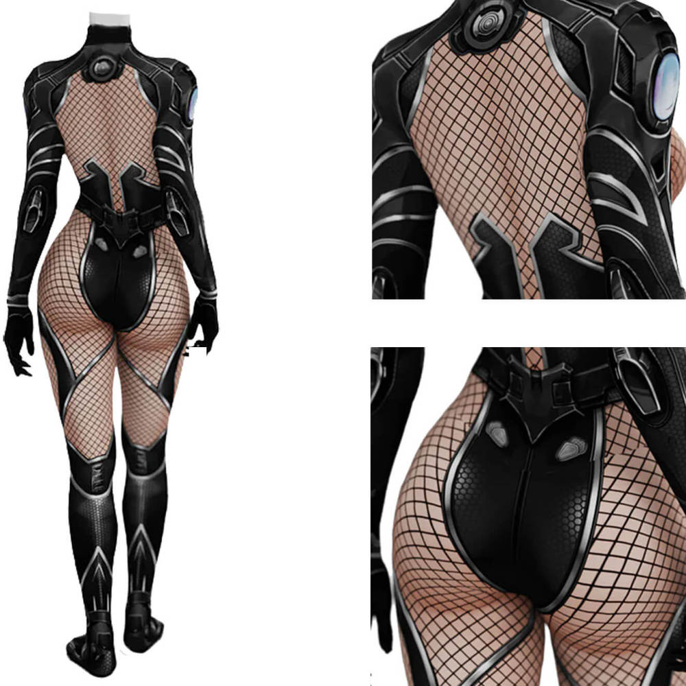 Rivals Invisible Woman Bodysuit Cosplay Costume Sue Storm Style C