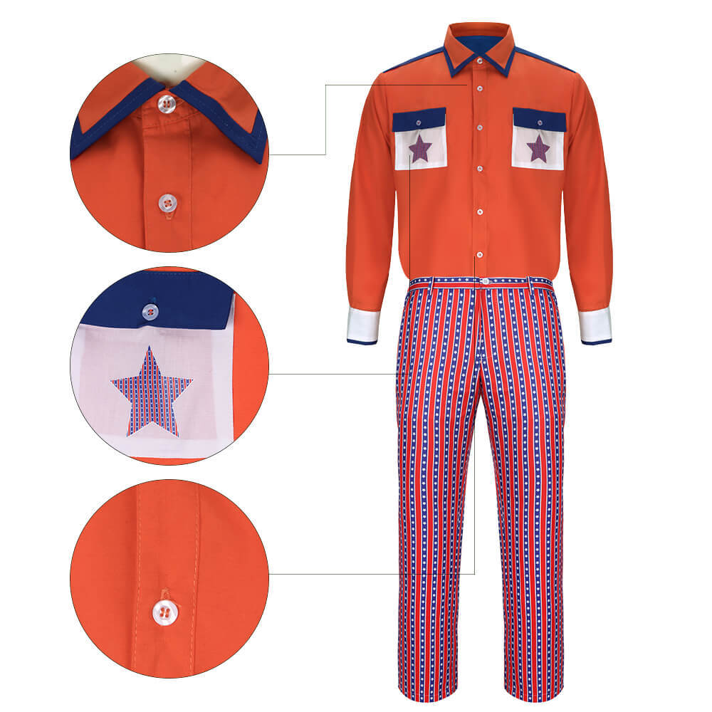 Kingpin Roy Munson Cosplay Costume Bowling Movie