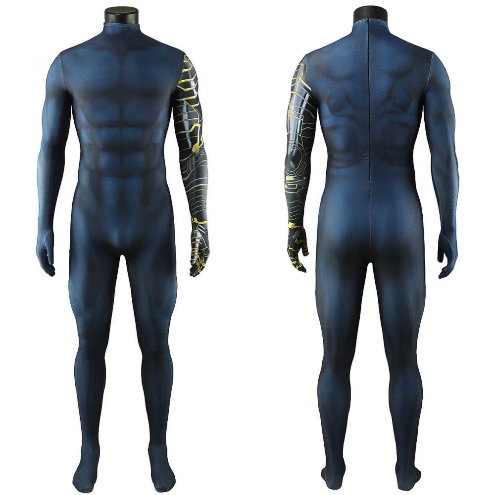 Thunderbolts Winter Soldier Under Jumpsuit Cosplay Costume Bucky Barnes