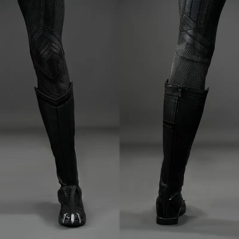 Black Panther Classic Suit Cosplay Costume T'Challa Top Level