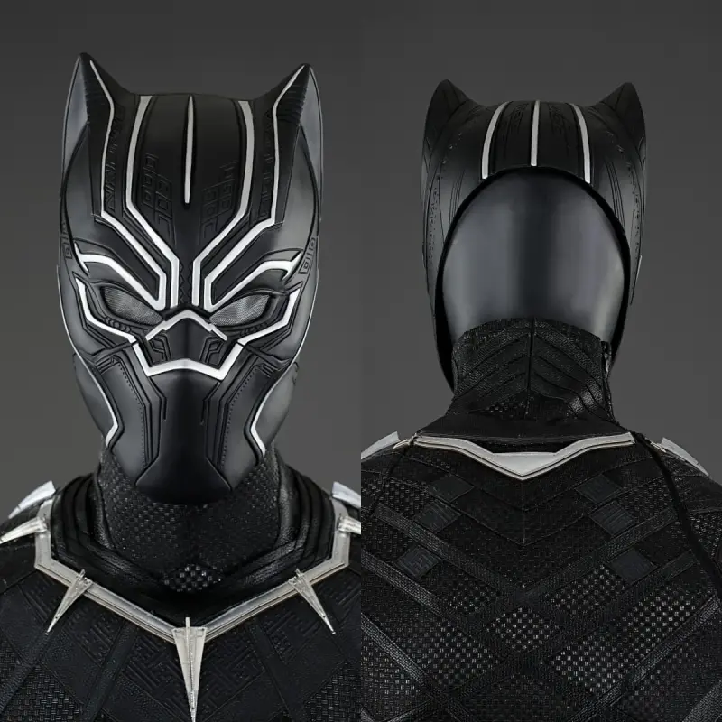 Black Panther Classic Suit Cosplay Costume T'Challa Top Level