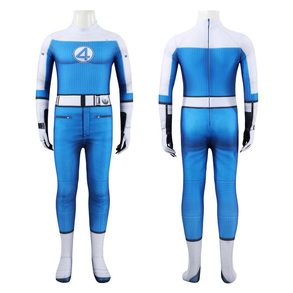 Kids Human Torch Cosplay Costume Fantastic Four First Steps