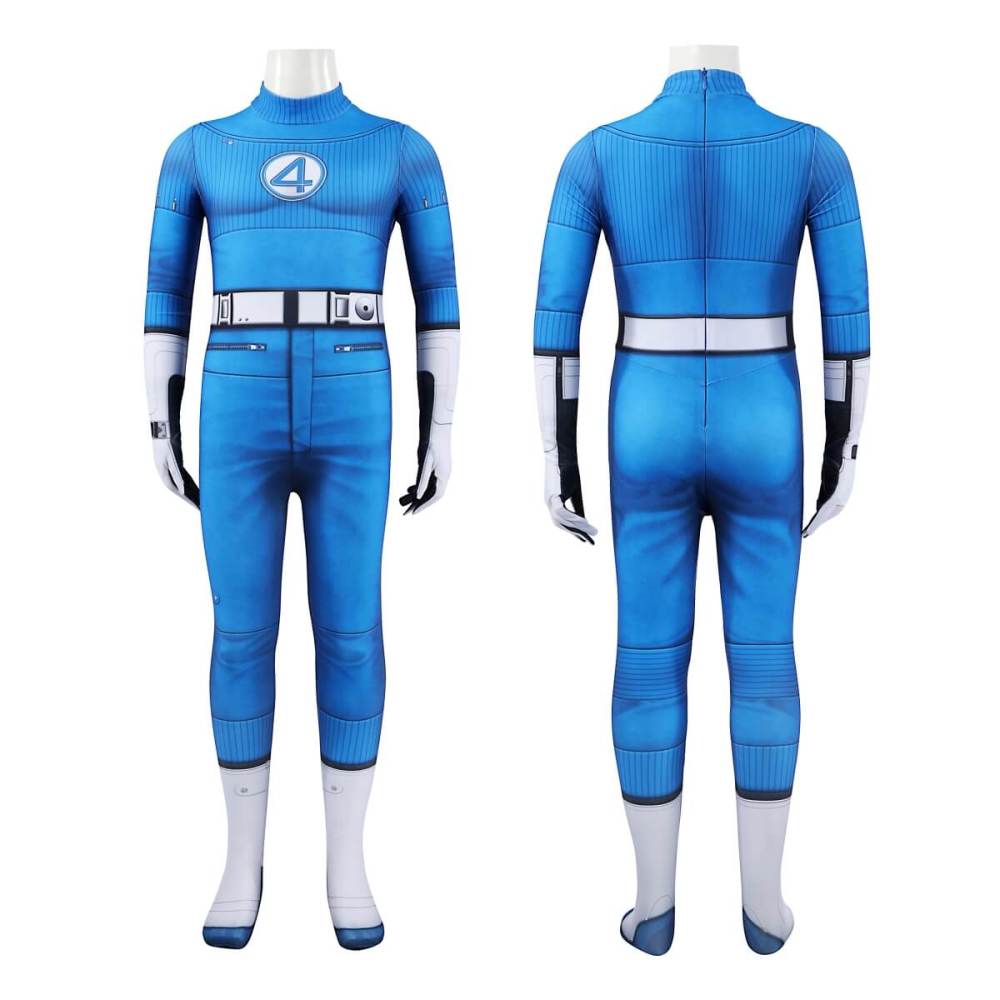 Kids Mister Fantastic Cosplay Costume The Fantastic Four First Steps