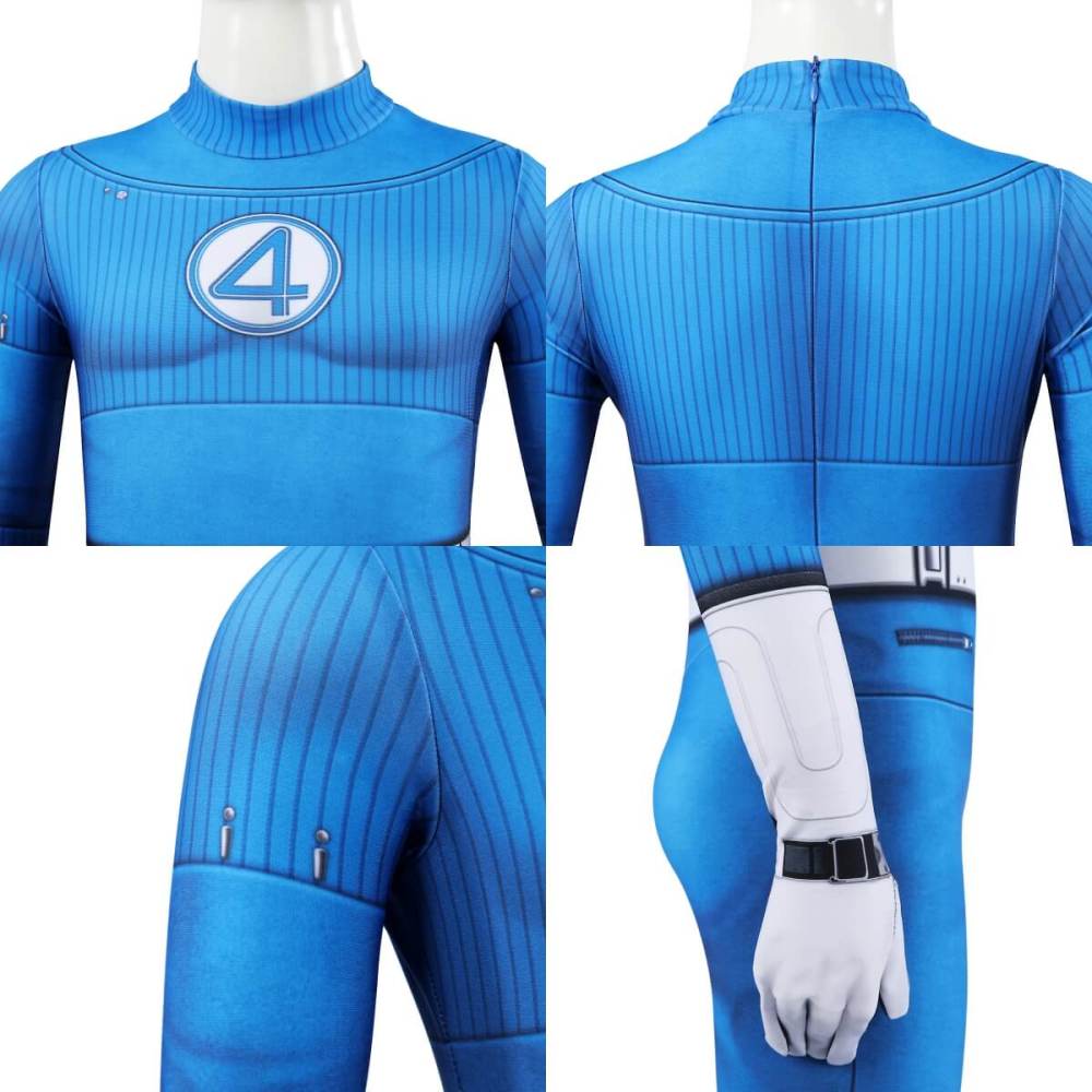 Kids Mister Fantastic Cosplay Costume The Fantastic Four First Steps