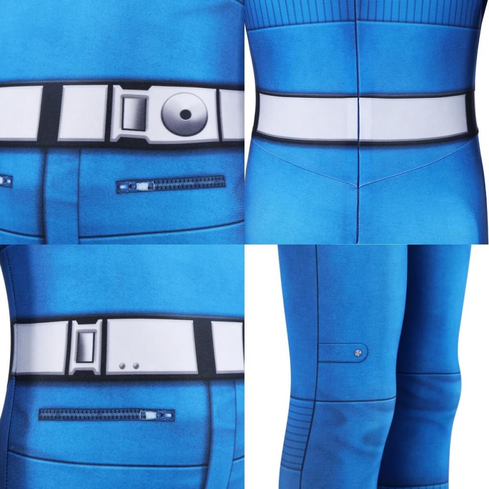 Kids Mister Fantastic Cosplay Costume The Fantastic Four First Steps