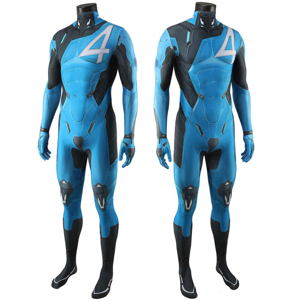 Mister Fantastic First Family Skin Bodysuit Cosplay Costume Reed Richards