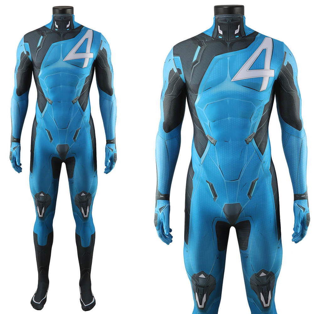 Mister Fantastic First Family Skin Bodysuit Cosplay Costume Reed Richards
