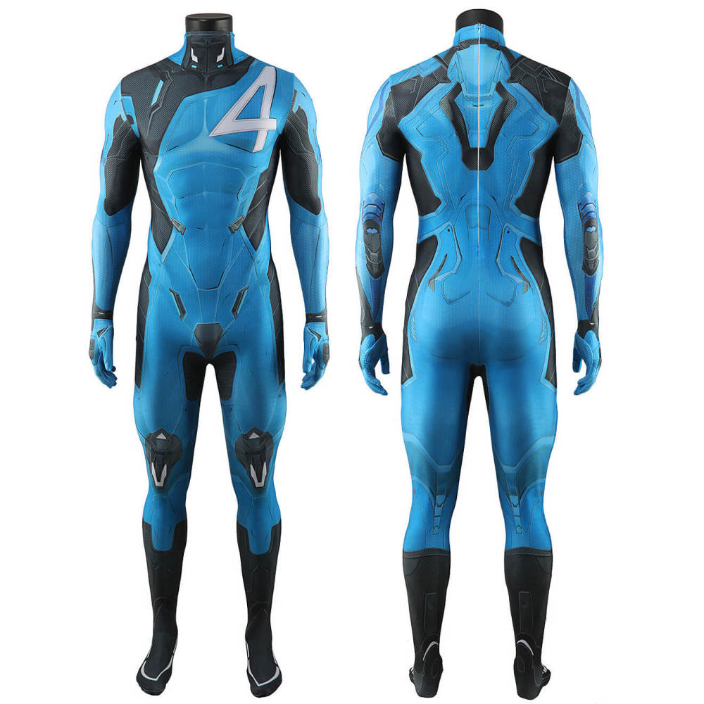 Mister Fantastic First Family Skin Bodysuit Cosplay Costume Reed Richards
