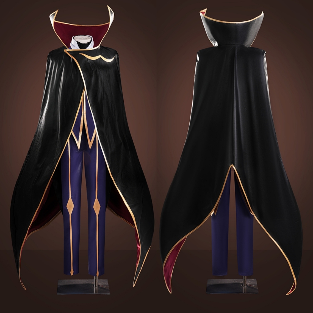 Code Geass Zero Cosplay Costume Lelouch Lamperouge