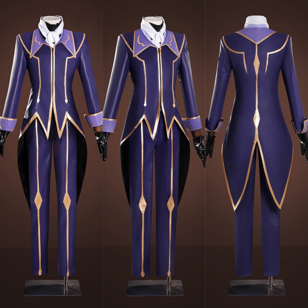 Code Geass Zero Cosplay Costume Lelouch Lamperouge