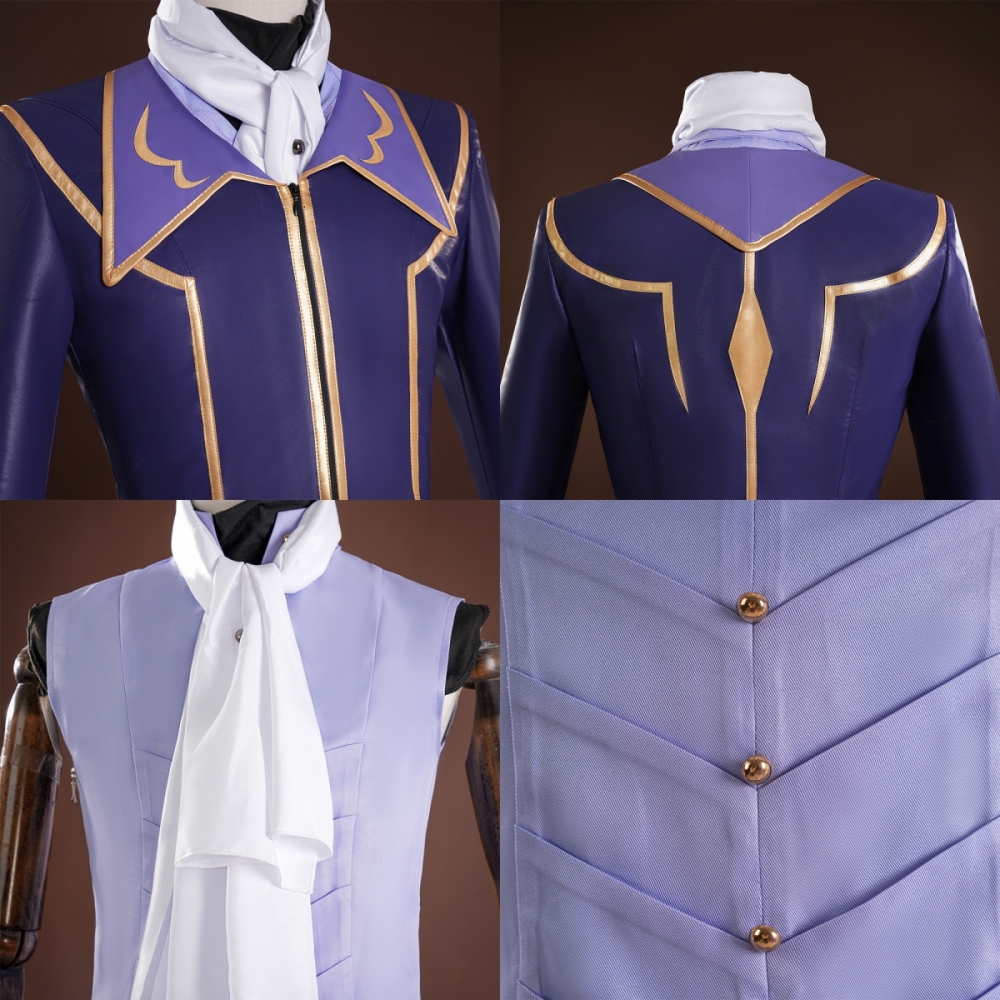 Code Geass Zero Cosplay Costume Lelouch Lamperouge