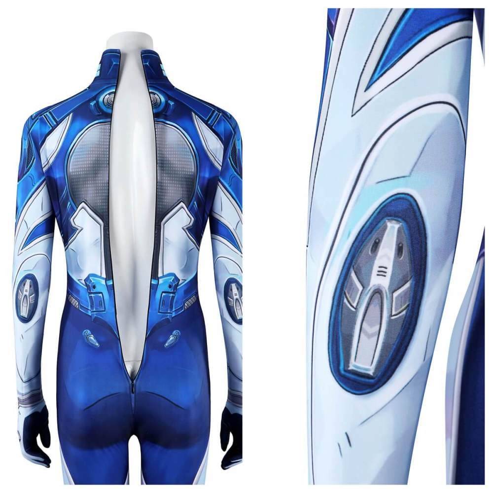 Rivals Invisible Woman Cosplay Costume Printed Style Sue Storm
