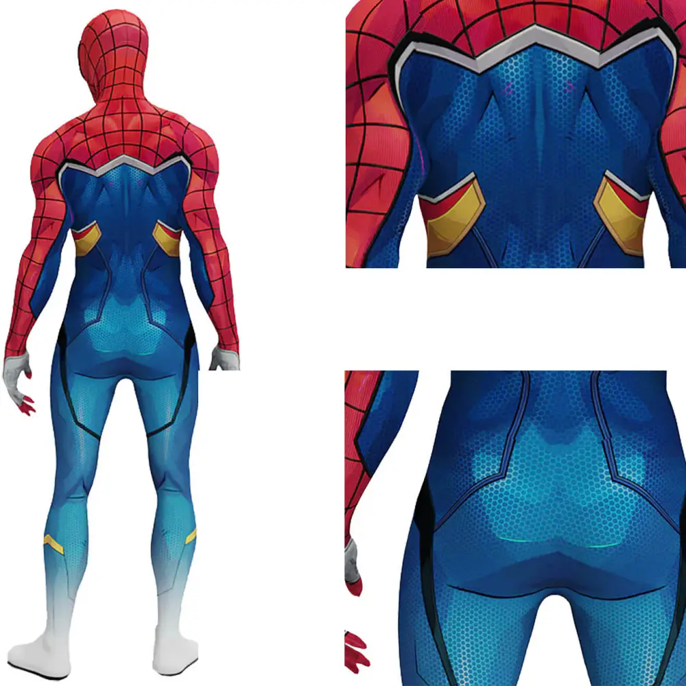 Spider Punk Rivals Rivals Spider-Punk 2099 Body Suit Cosplay Costume Hallowcos