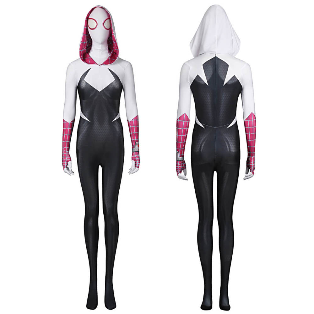 Across the Spider-Verse Gwen Stacy Jumpsuit Cosplay Costume Spider-Man