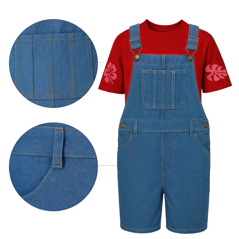 Kids Lilo & Stitch 2025 Lilo Cosplay Costume