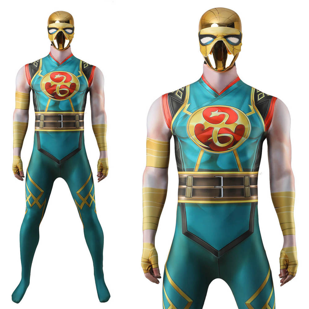 Rivals Iron Fist Cosplay Costume Printed Style