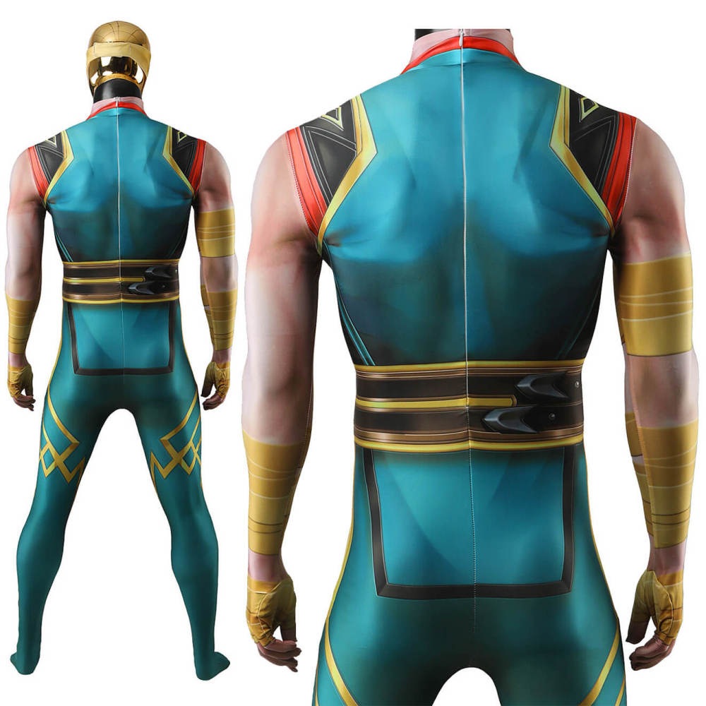 Rivals Iron Fist Cosplay Costume Printed Style