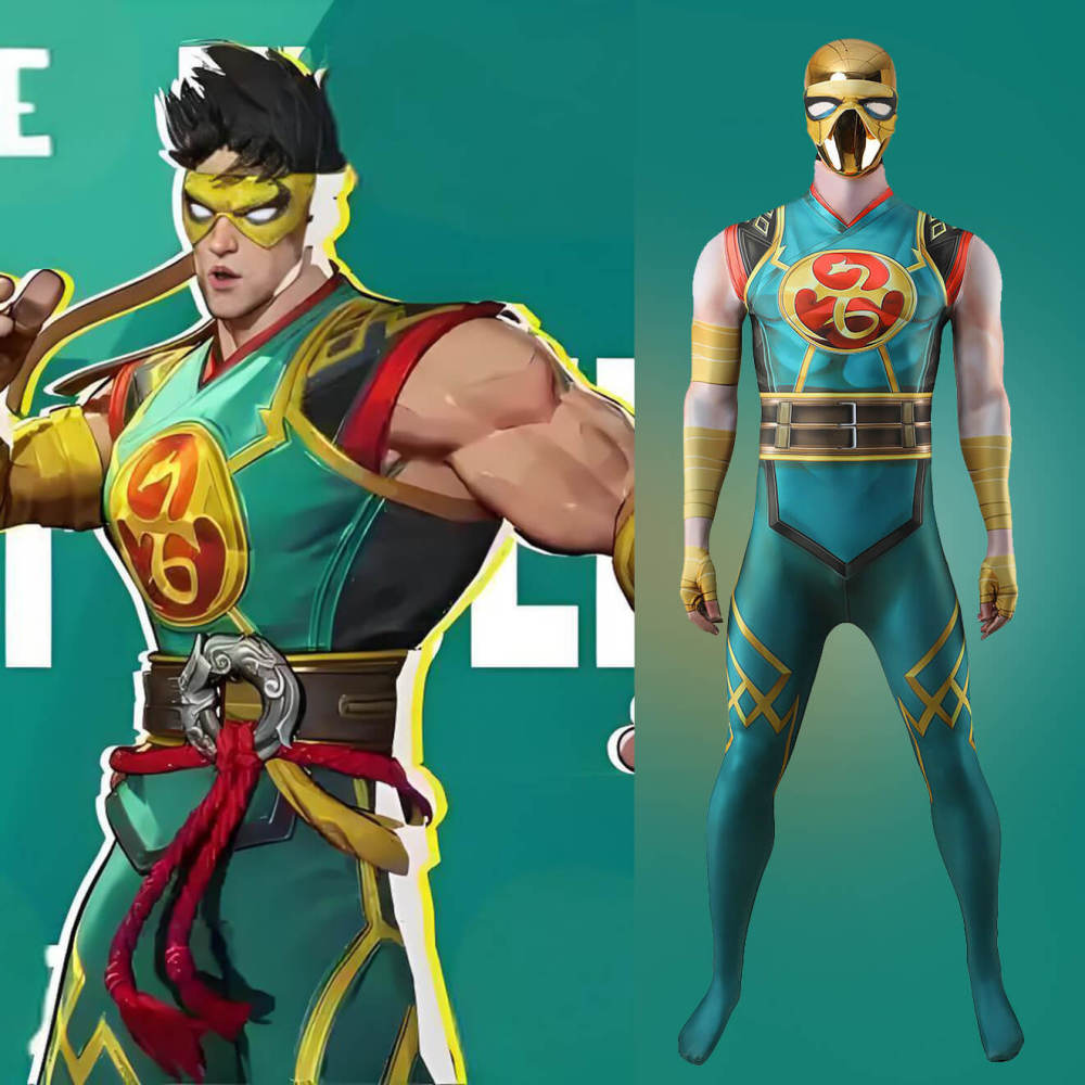 Rivals Iron Fist Cosplay Costume Printed Style