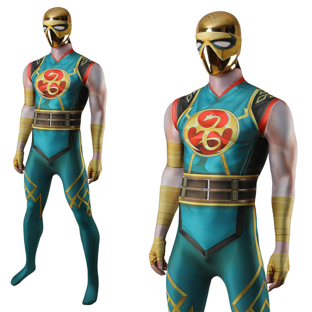 Rivals Iron Fist Cosplay Costume Printed Style
