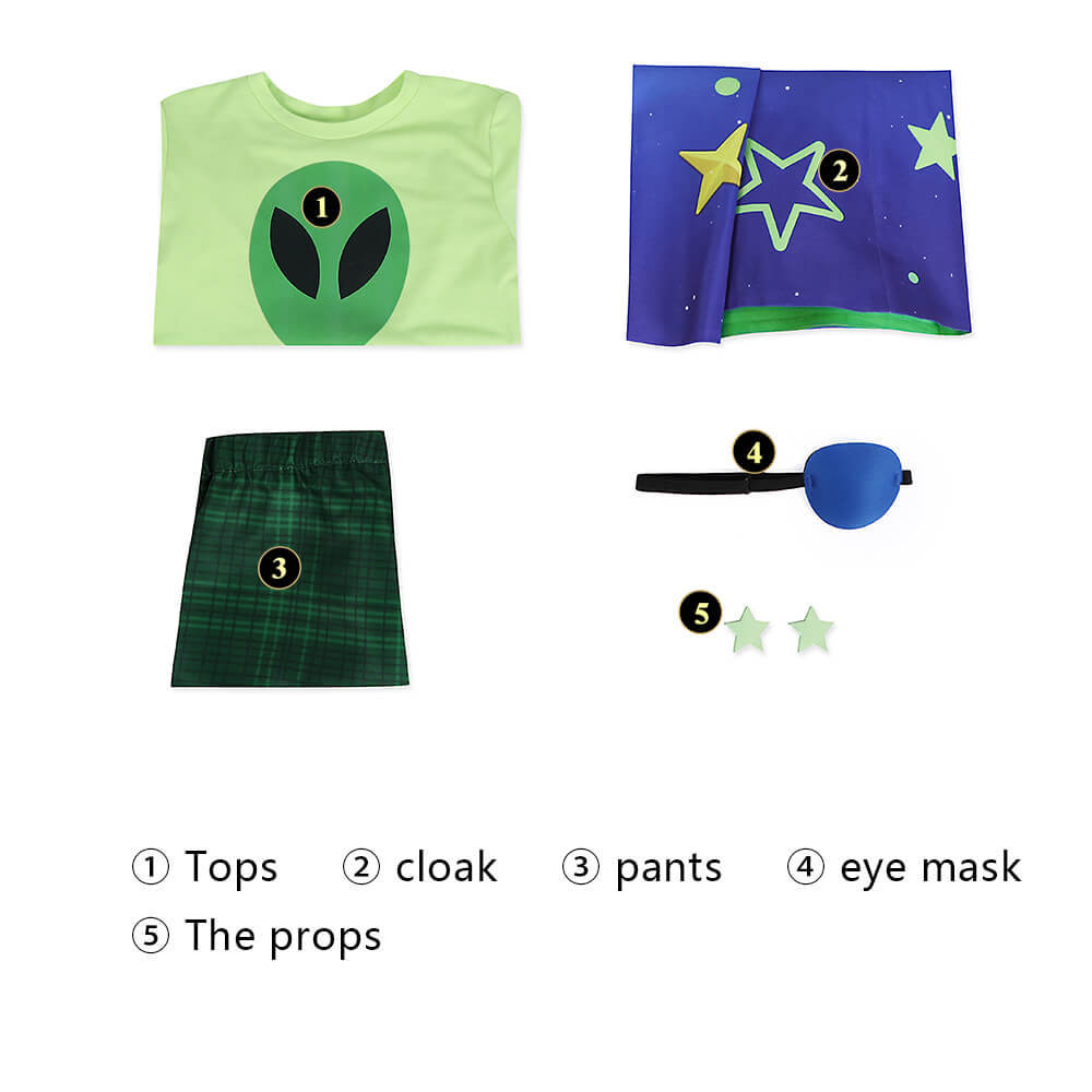 Kids Elio Solis Cosplay Costume