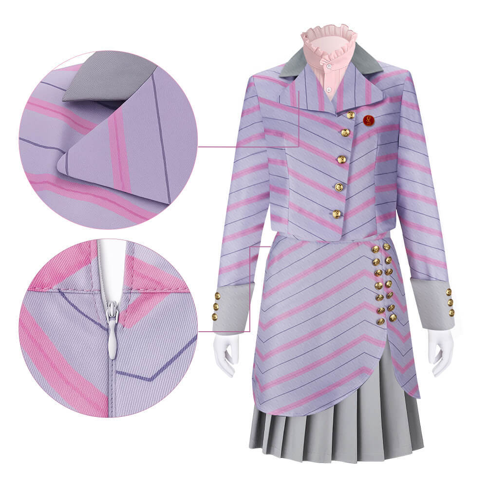 Wicked Glinda Upland Suit Cosplay Costume