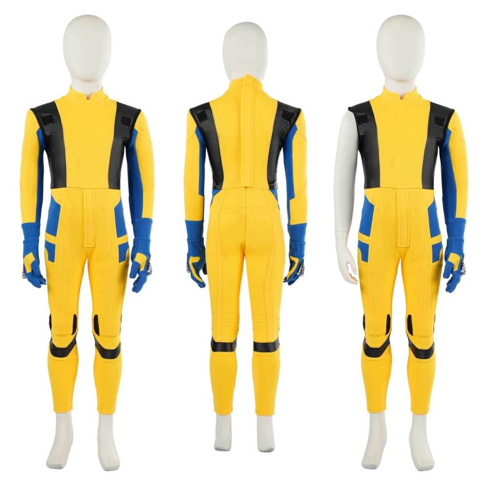 Kids Deadpool 3 Wolverine Suit Cosplay Costume Deadpool & Wolverine