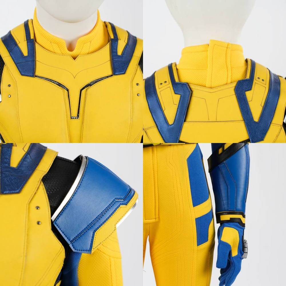 Kids Deadpool 3 Wolverine Suit Cosplay Costume Deadpool & Wolverine