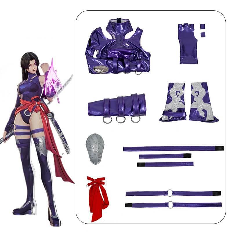 Rivals Psylocke Vengeance Cosplay Costume Top Level