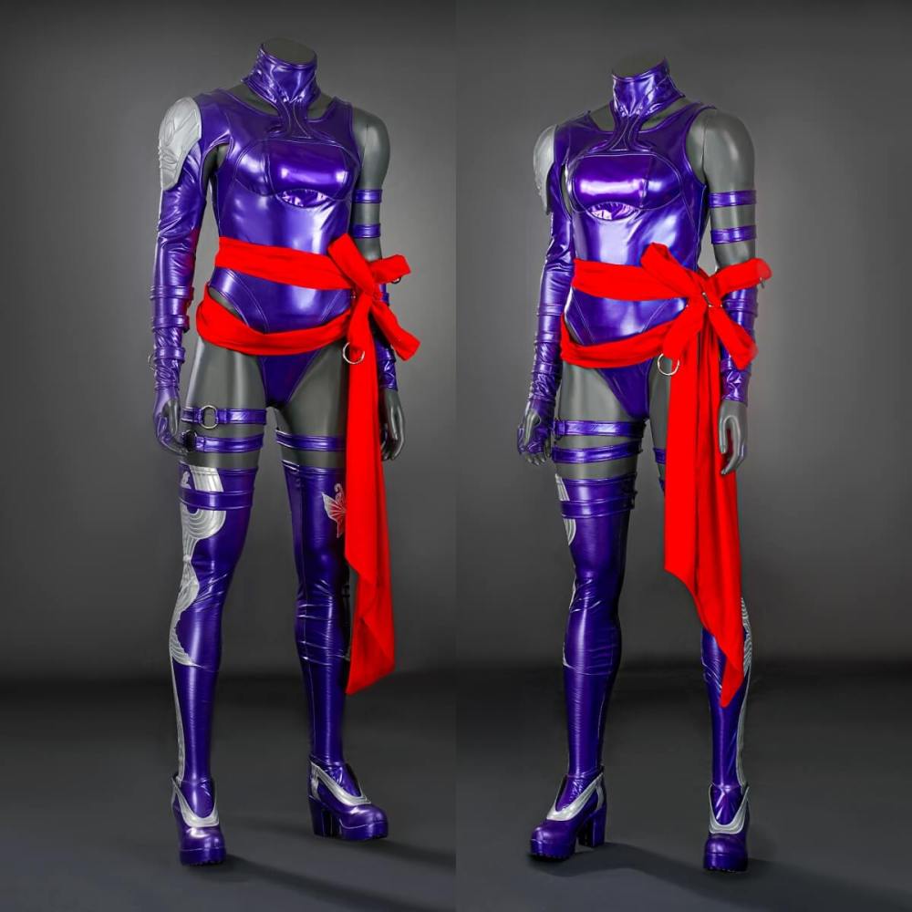 Rivals Psylocke Vengeance Cosplay Costume Top Level
