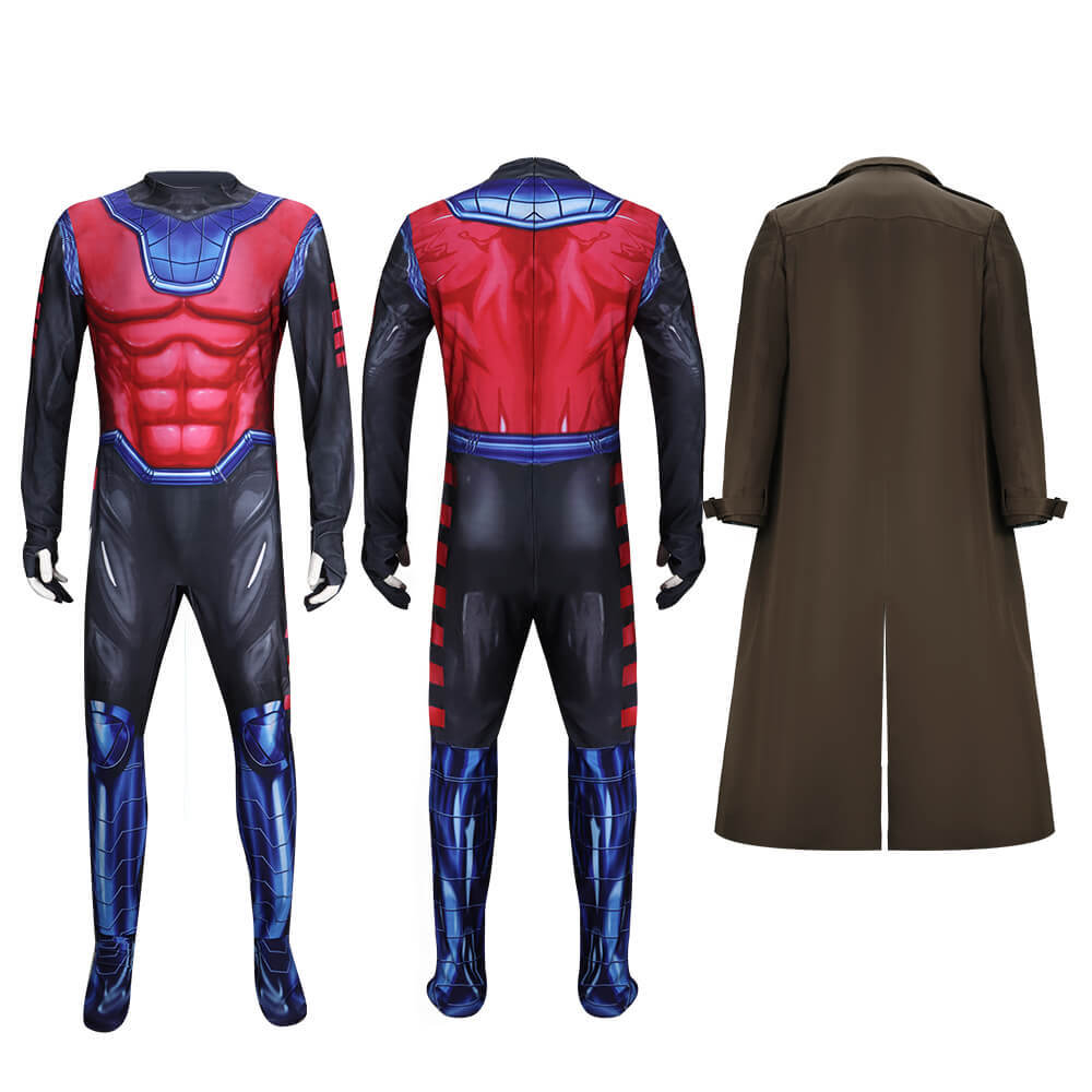 X-Men Gambit Cosplay Costume Remy Lebeau Suit