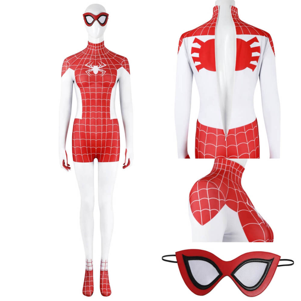 Spider-Man Mary Jane Watson Earth-18119 Cosplay Costume Spinneret