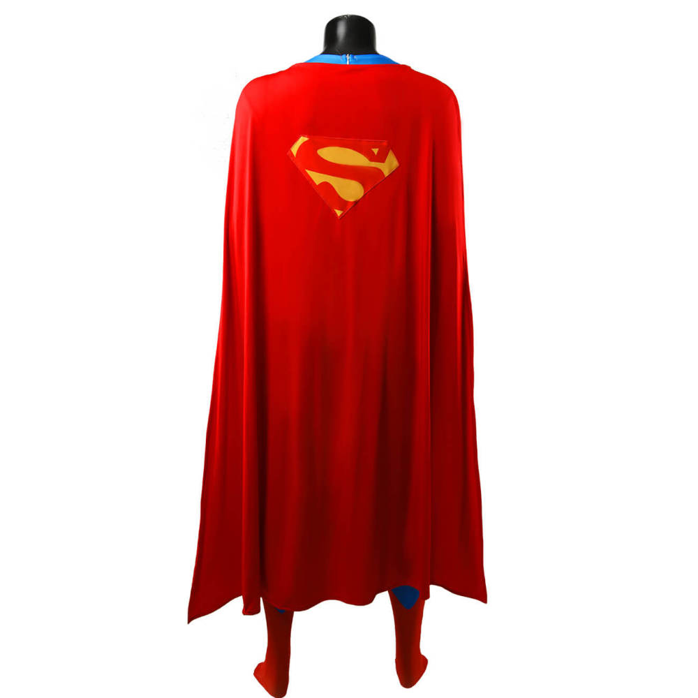 Superwoman Cosplay Costume Female Superman Jumpsuit Cloak Supegirl